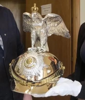 Roy Hattersley Spitting Image puppet after conservation