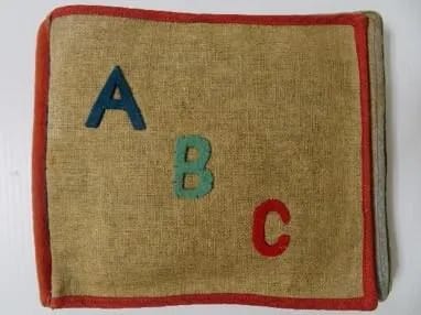 1948 alphabet ABC picture book after conservation treatment