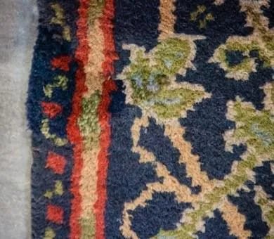 Antique polar bear skin rug