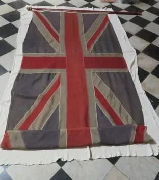 Camel hair kilim before treatment detail